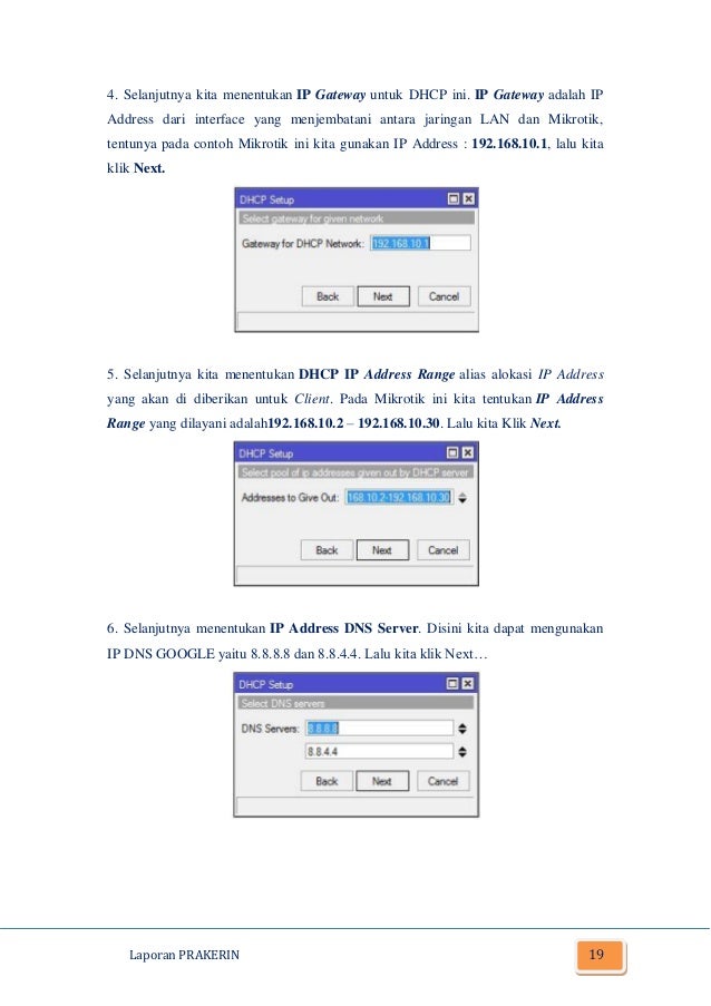 Laporan Final Prakerin
