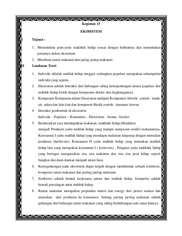 Laporan Praktikum Kd Ipa 1