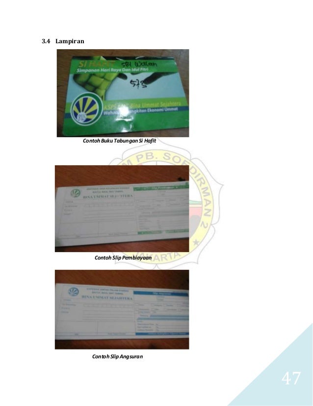 Laporan Kerja Industri - Perbankan Syariah Smk Soedirman 2