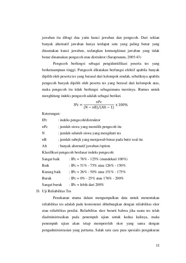 Laporan hasil analisis