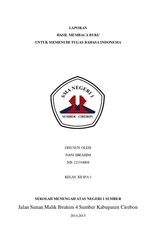 Contoh Laporan Membaca Buku Fiksi Kelas 9 Nusagates