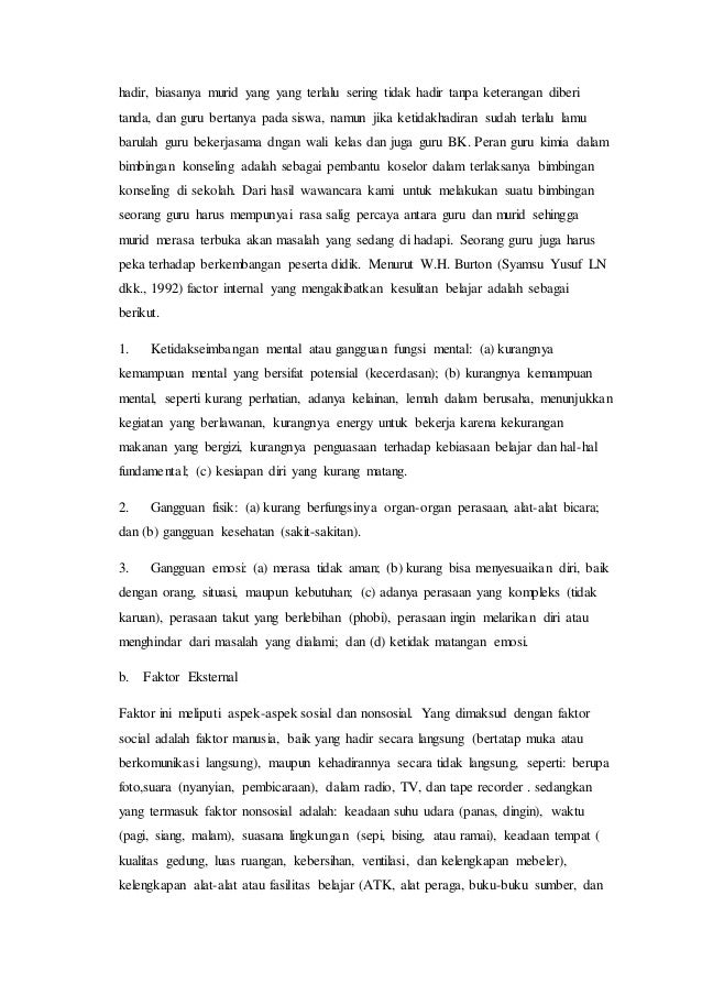 Laporan Hasil Observasi Bk
