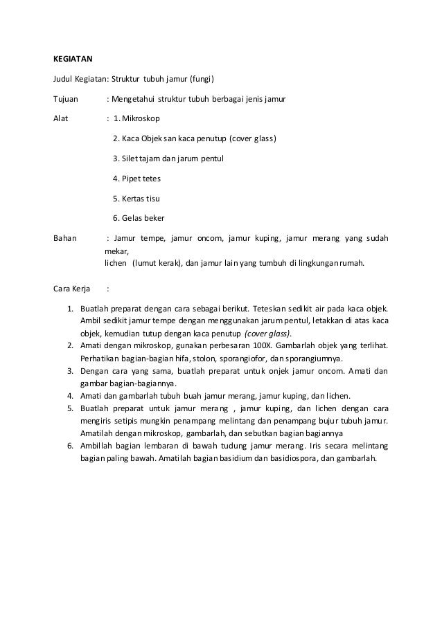 Contoh Laporan Pengamatan Lingkungan Rumah Contoh Resource