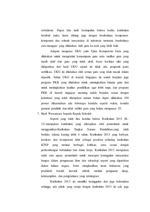 Contoh Membuat Laporan Hasil Wawancara Audit Kinerja