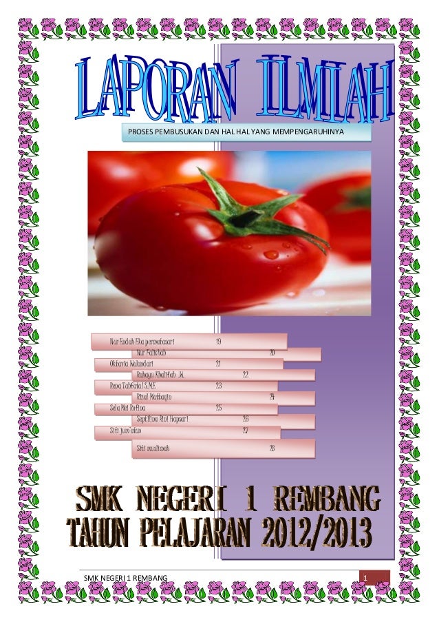 Karya Ilmiah Pembusukan Tomat