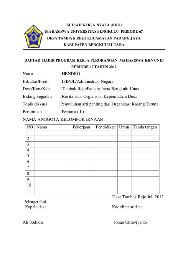 Format Laporan Individu Kkn | contoh laporan kkn individu viver 233 afinar o instrumento Format Laporan Individu Kkn | contoh laporan kkn individu viver 233 afinar o instrumento
