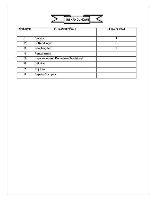 Laporan inovasi permainan tradisional sumpit