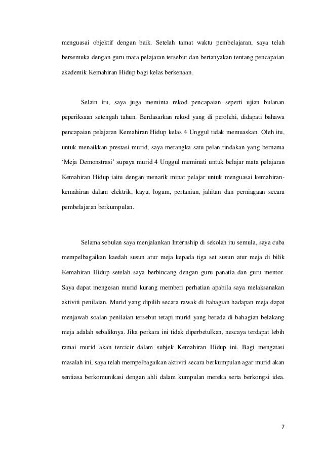 Laporan kajian tindakan