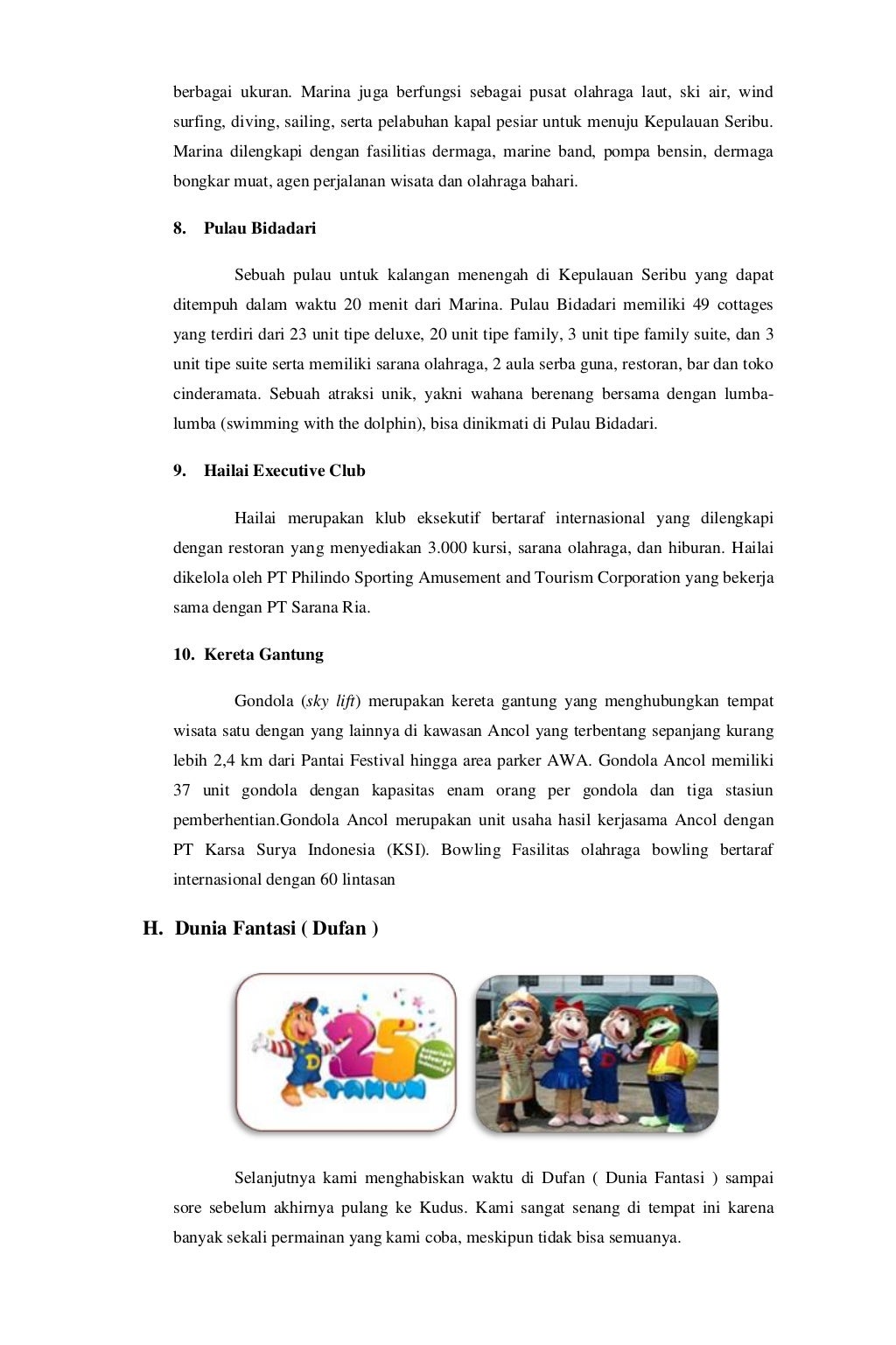 LAPORAN KARYA WISATA Jakarta LAPORAN KARYA WISATA Jakarta
