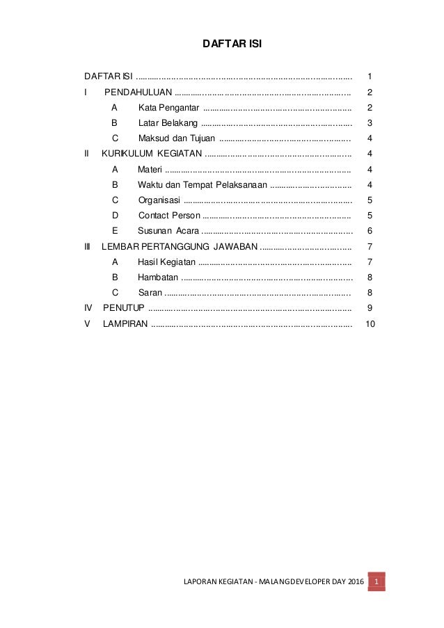 Contoh kata pengantar makalah banjir Contoh Kata Pengantar Laporan Kegiatan Acara - Seputar Laporan