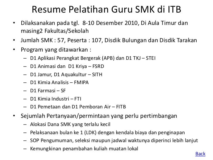 Laporan Kegiatan ITB-D1