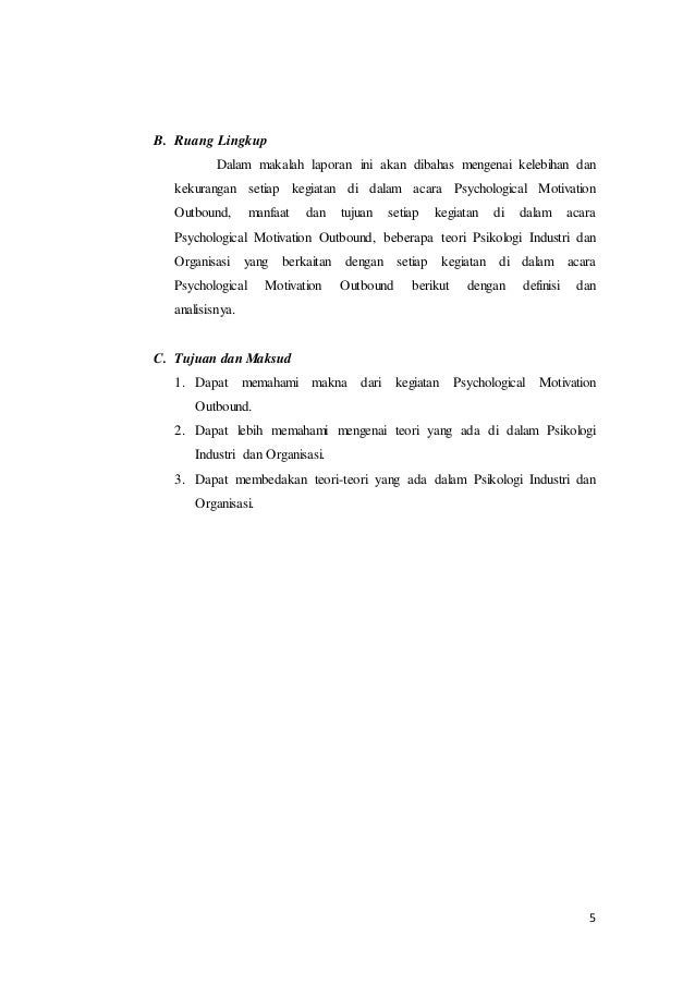 Laporan Dan Analisis Kegiatan Outbound Laporan Dan Analisis Kegiatan Outbound