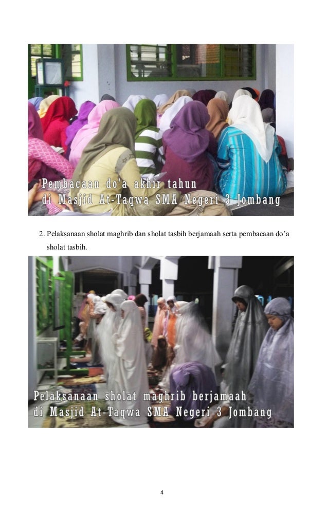 Laporan kegiatan peringatan tahun baru islam 1434 h