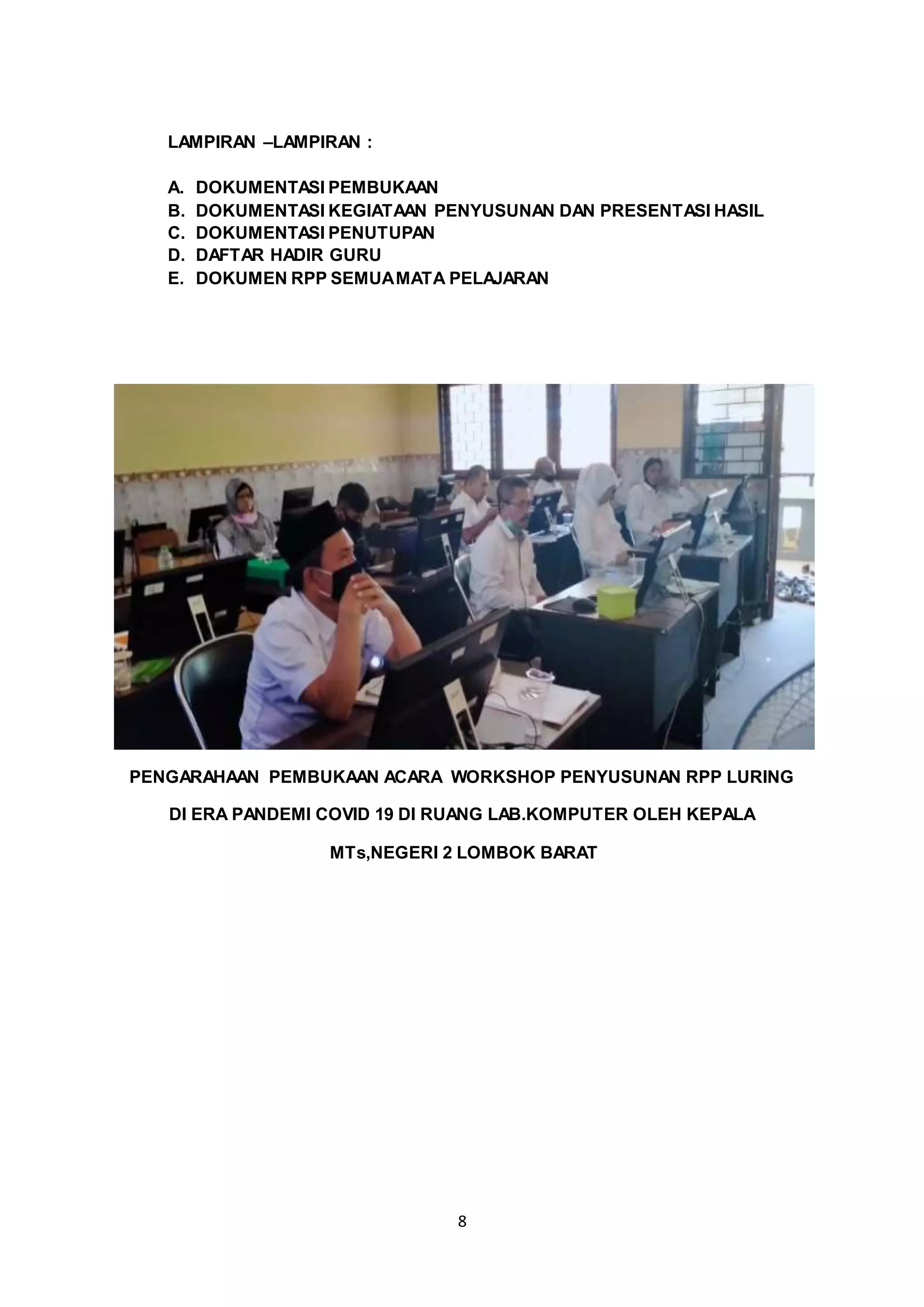 Ata Muhammad Rpp Laporan kegiatan pkb menyusun rpp bdr final | DOCX
