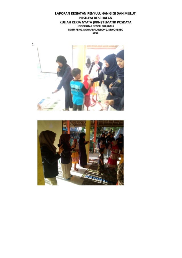 Laporan Kegiatan Posdaya Kesehatan Laporan Kegiatan Posdaya Kesehatan