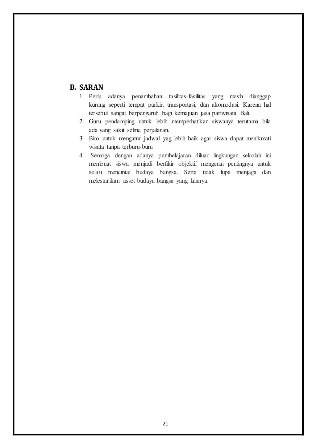 LAPORAN KEGIATAN STUDI WISATA KE BALI TAHUN 2016