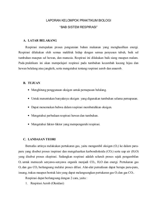 Contoh Laporan Praktikum Biologi Tentang Protista - Laporan 7