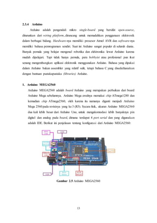 Ukuran Modul Arduino Laporan kemajuan | DOCX