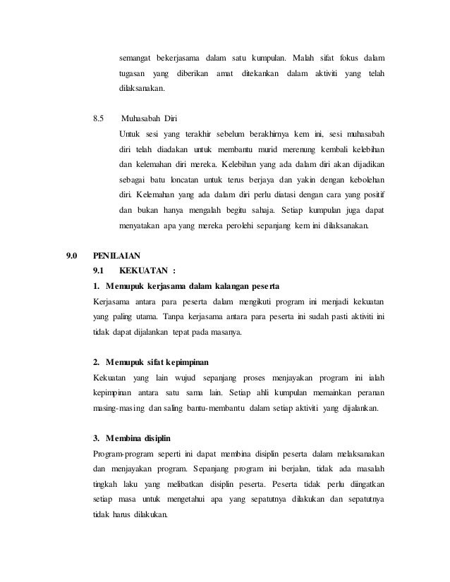Laporan Kem Kepimpinan