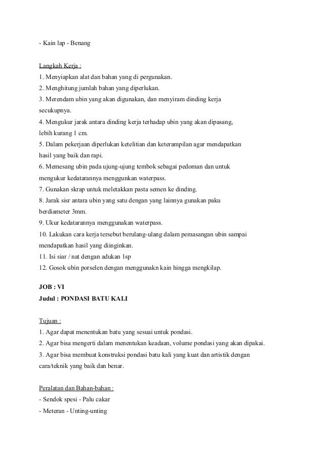 Cara Membuat Dan Langkah Kerja Pemasangan Pondasi Batu  Cara Membuat Dan Langkah Kerja Pemasangan Pondasi Batu