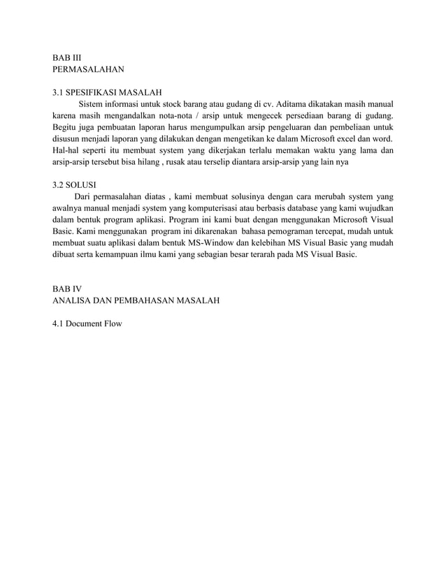 Laporan kerja praktek | DOCX