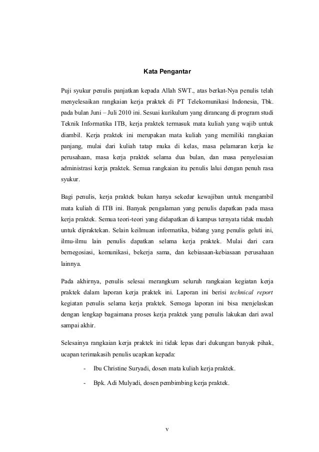Laporan Kerja Praktek