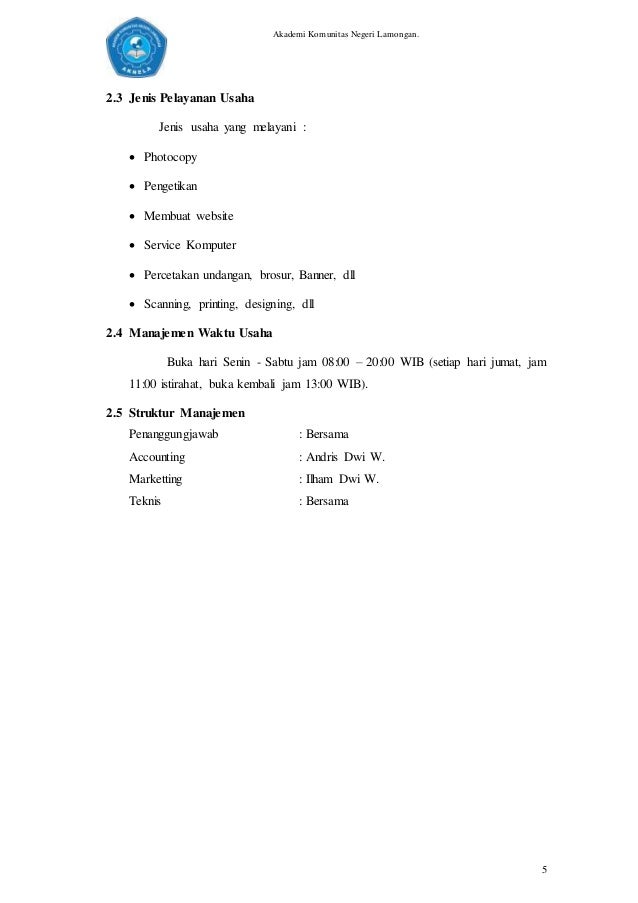 Laporan kerja praktek &quot;Perawatan Printer&quot;