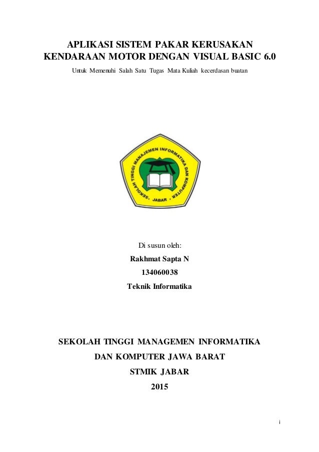 Laporan kerusakan kendaraan motor