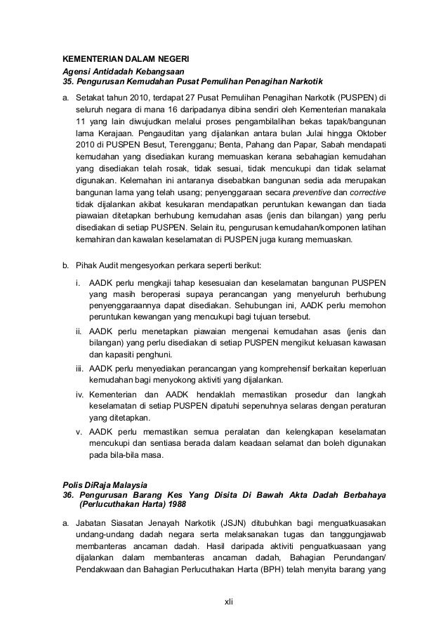 Laporan ketua audit negara 2010