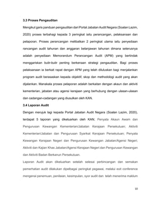 Laporan ketua audit negara dan pengurusan kewangan di malaysia