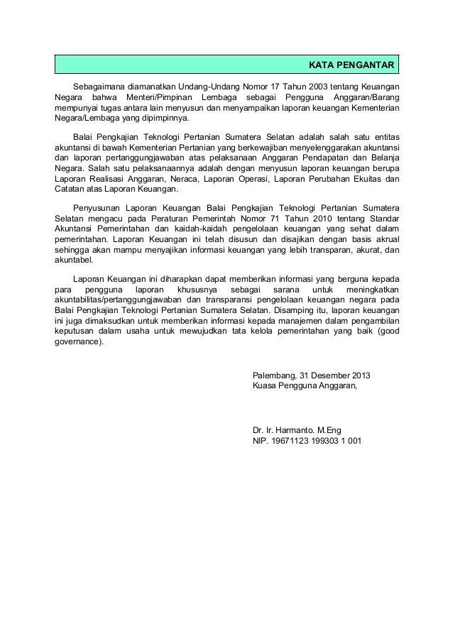 Laporan Keuangan 2014