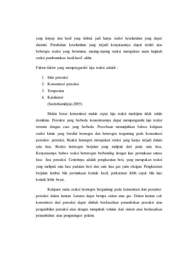 Praktikum Kimia Sederhana