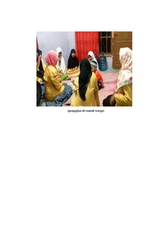 (pengajian di rumah warga)
 