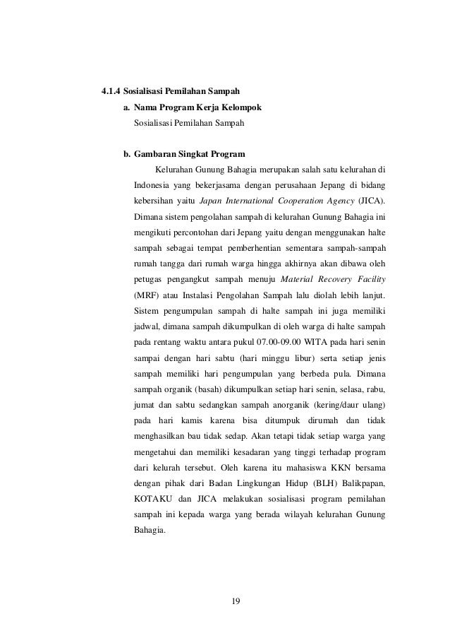 Laporan Kkn Universitas Mulawarman 43 Tahun 2017