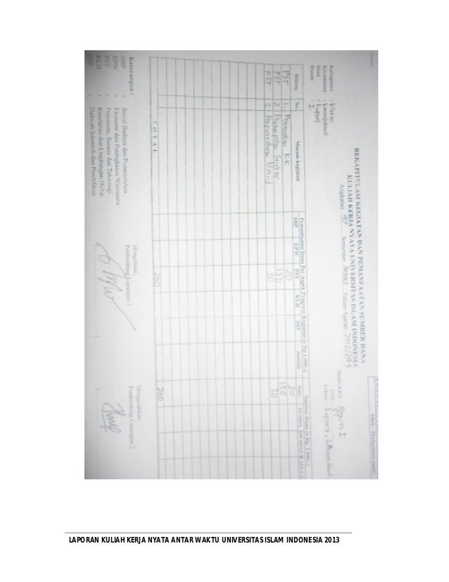 laporan kkn unit uii 27 638