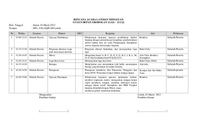 contoh program kerja gugus depan pramuka penegak contoh program kerja gugus depan pramuka penegak