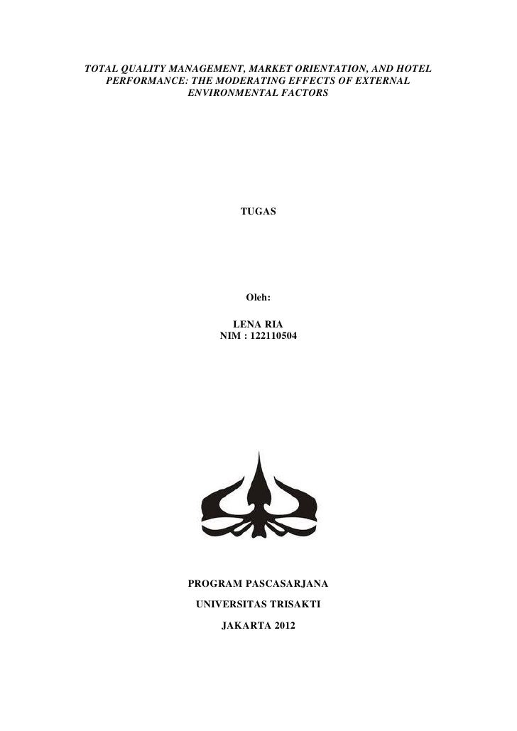 Laporan konsep paper tqm