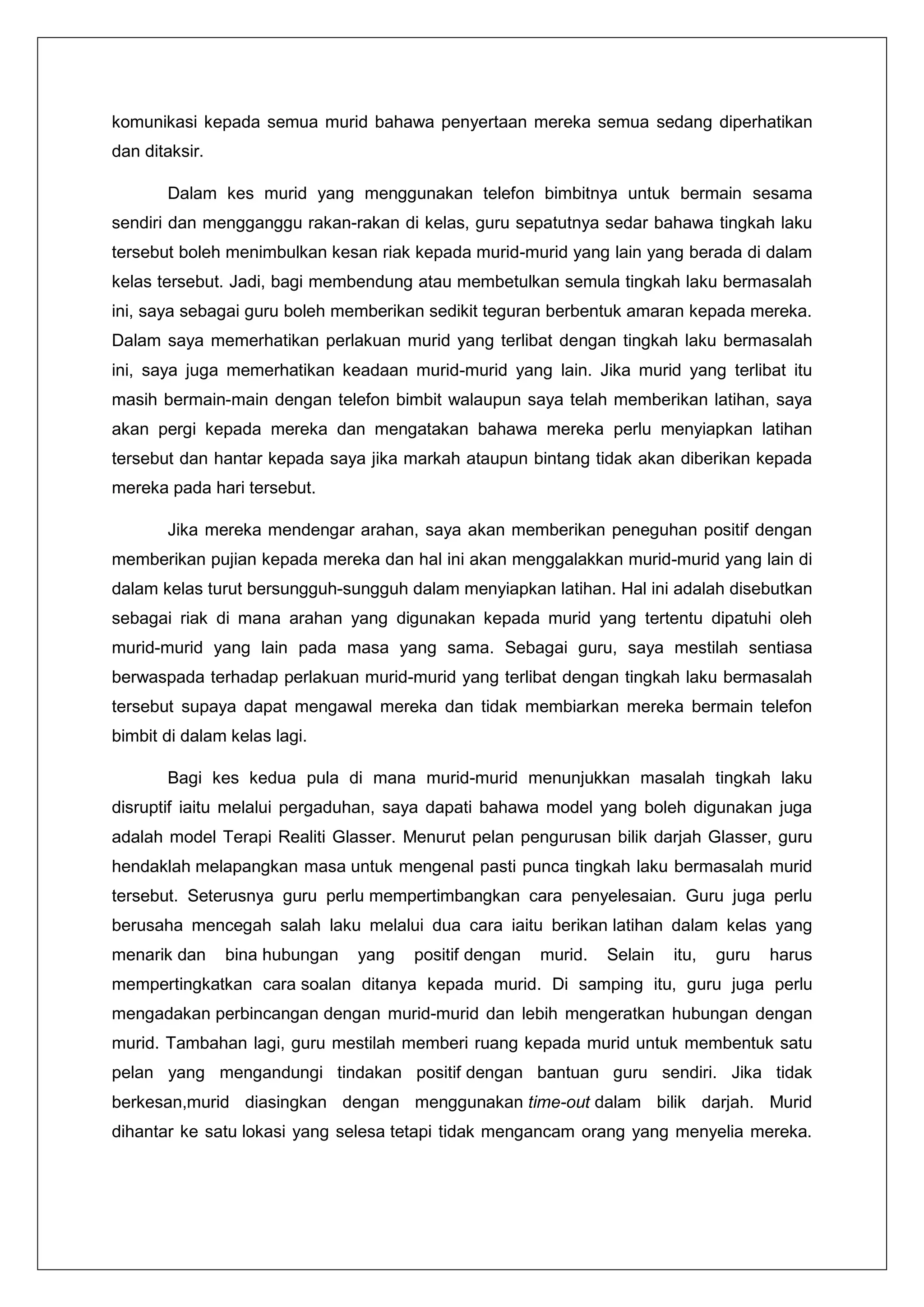 Laporan kritikal | DOCX