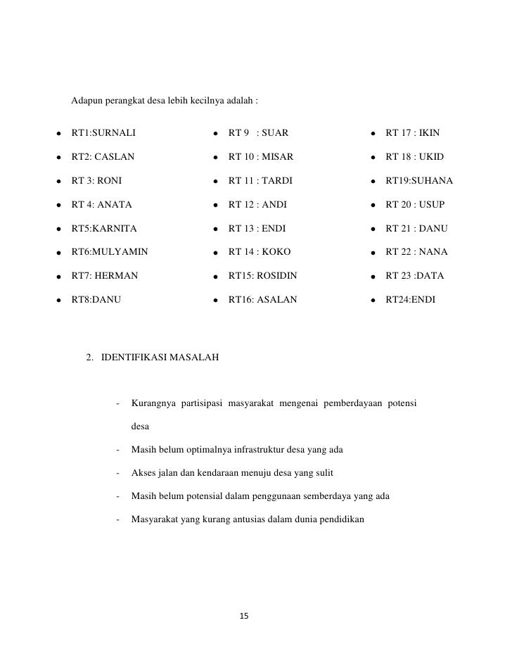 Laporan Kuliah Kerja Nyatasecara Kelompok