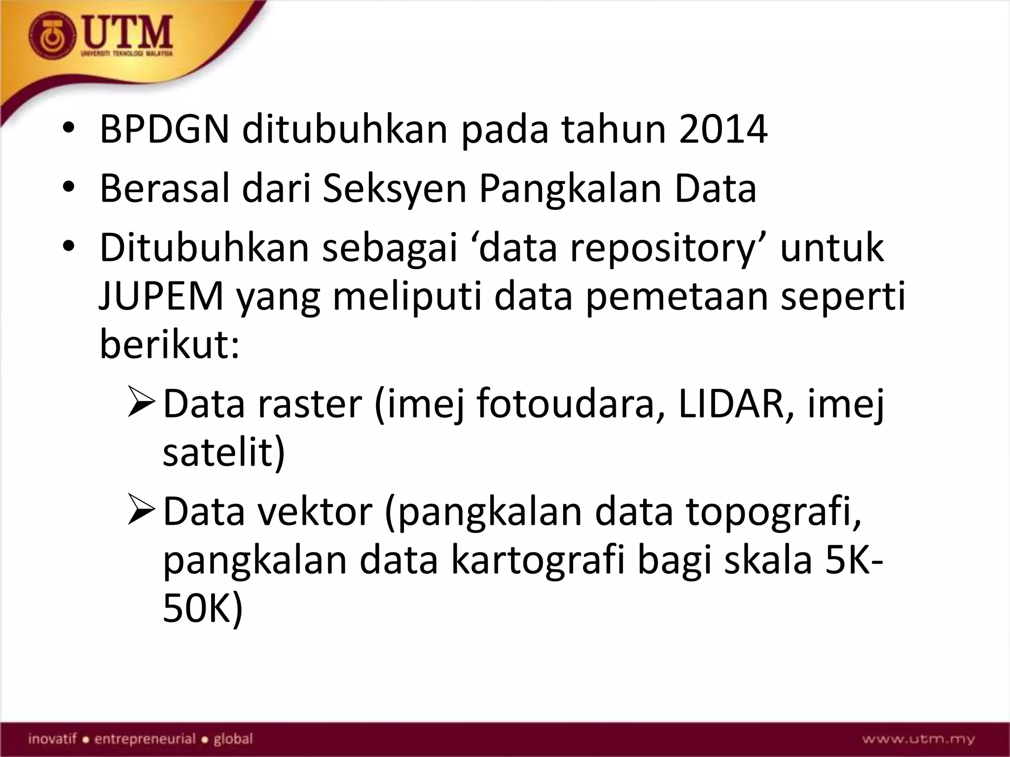 Laporan latihan industri 2016 (JUPEM) | PPTX