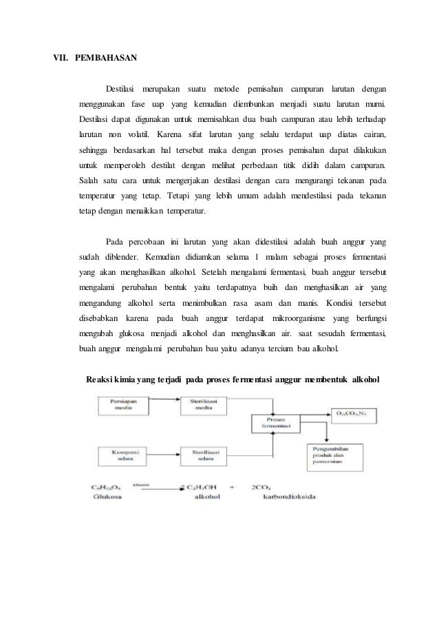 Pemisahan Alkohol Dan Air Dengan Destilasi