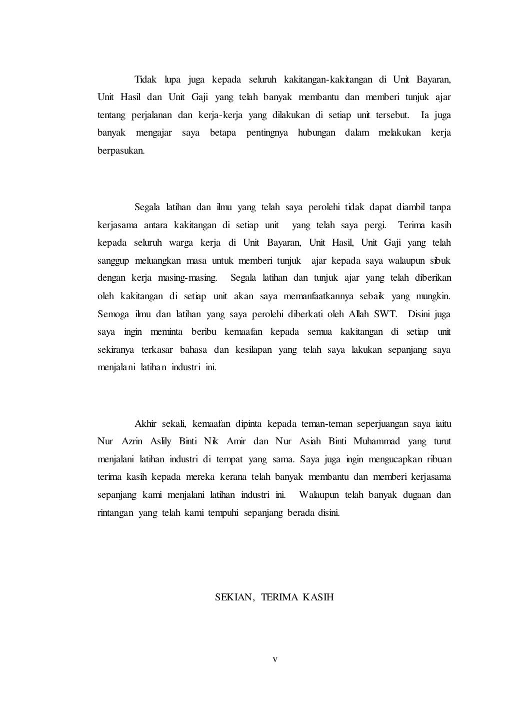 laporan latihan industri