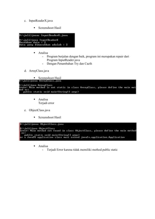 Class and Objek Struktur Data | PDF