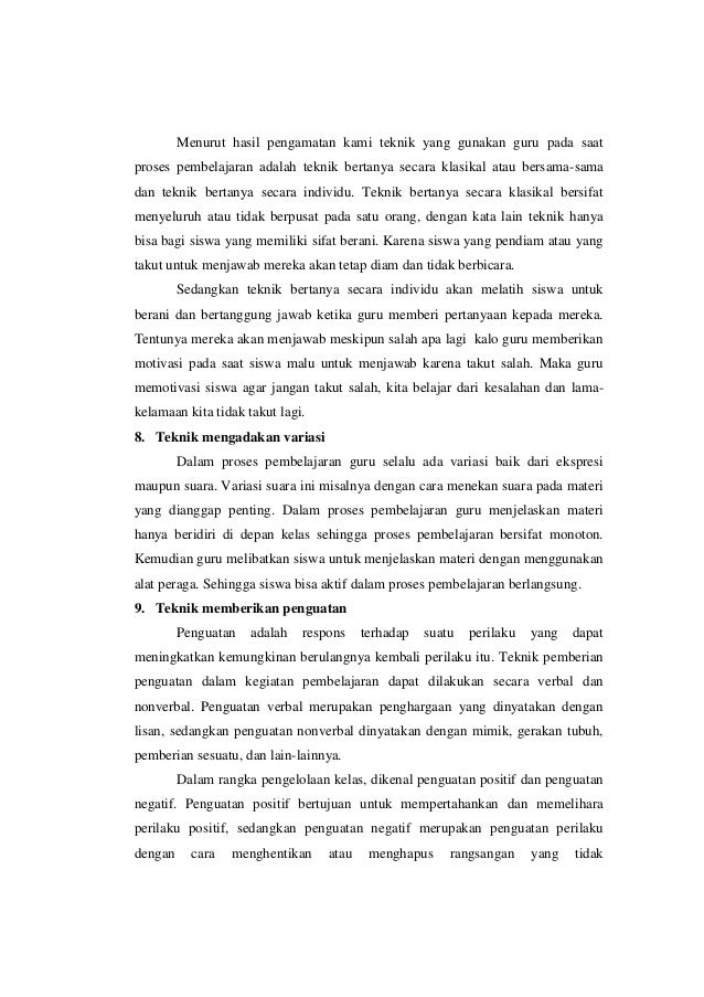Laporan magang ii di sd 03 kota bengkulu