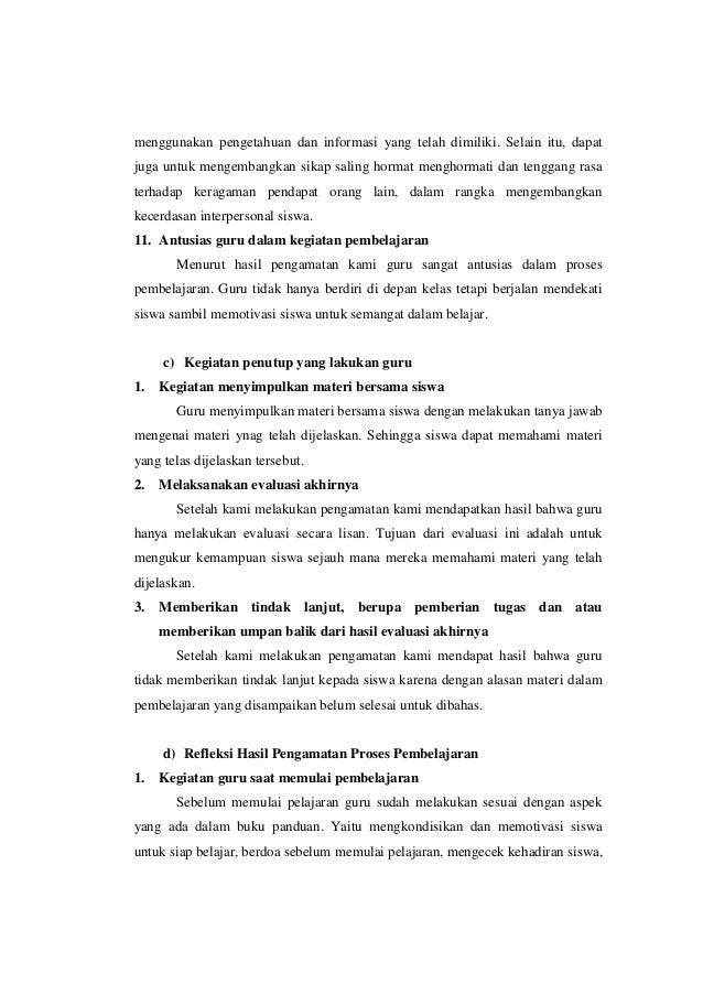 tugas manusia menurut kejadian 1 1 31 Laporan magang ii di sd 03 kota bengkulu