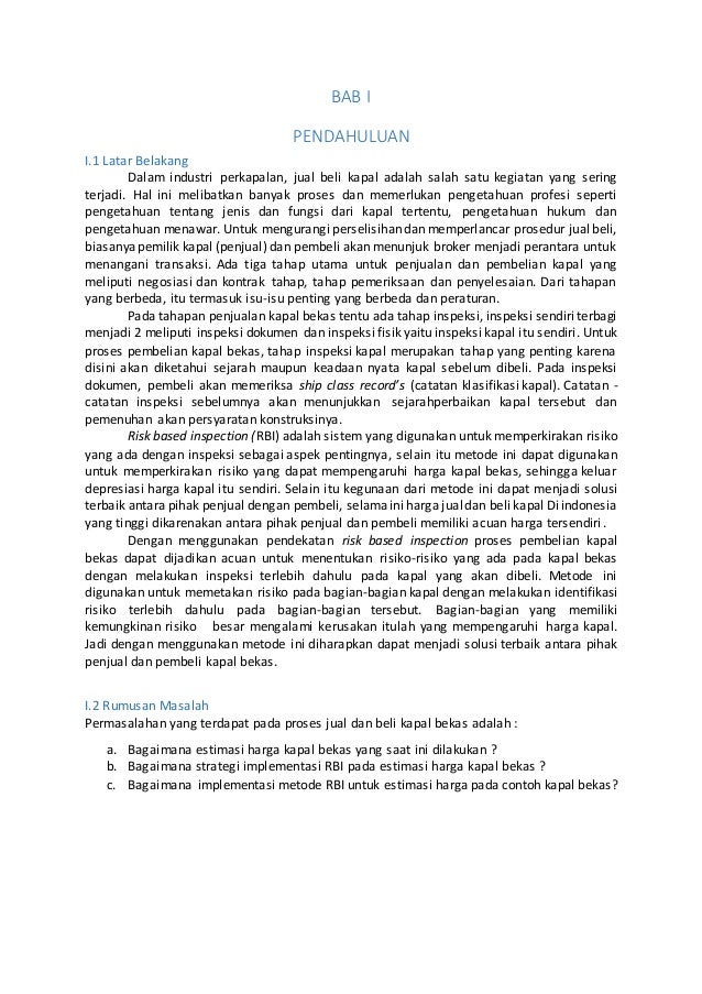 Contoh Laporan Survey Rumi Books