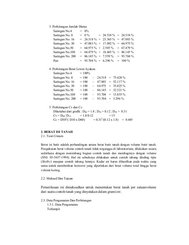 Penyelidikan Tanah Soil Investigation