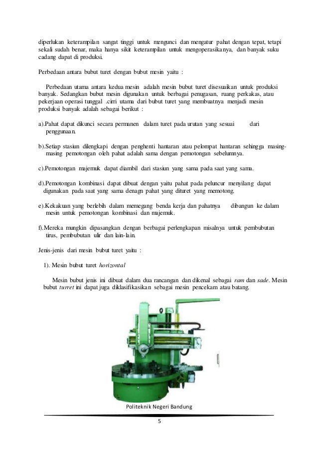 Laporan Mesin Bubut Selesai