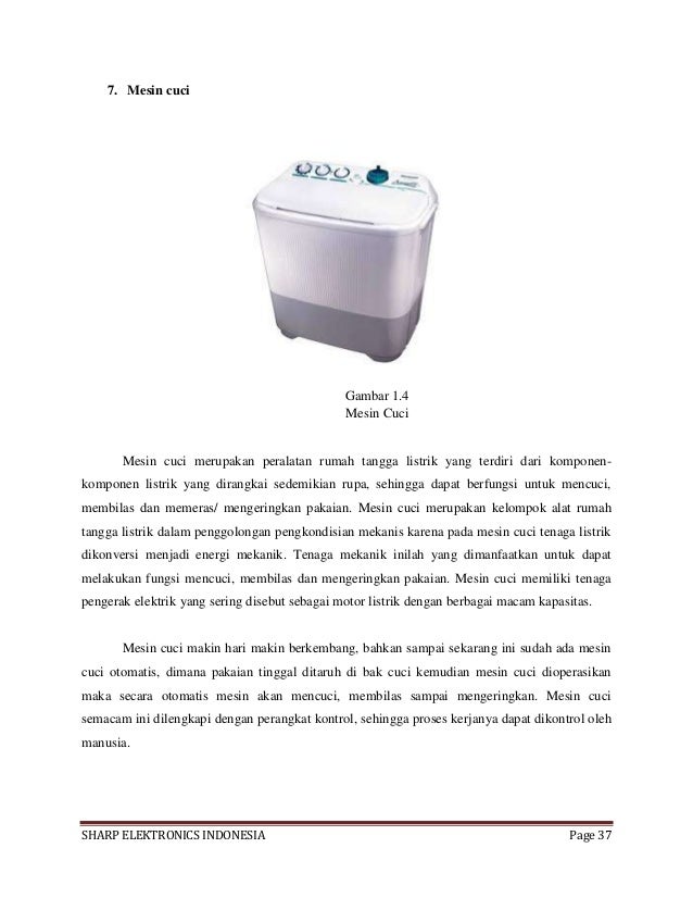 Cara Mengoperasikan Mesin Cuci Dalam Bahasa Inggris