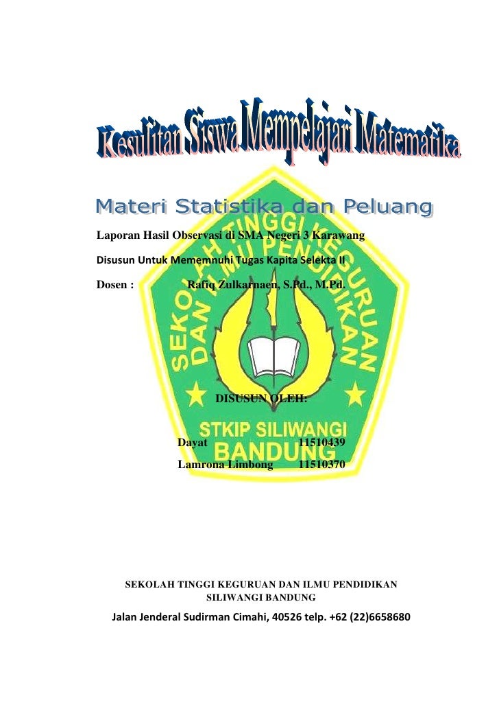 Contoh Laporan Studi Kasus Kesulitan Belajar Anak Sd - Kumpulan Contoh
